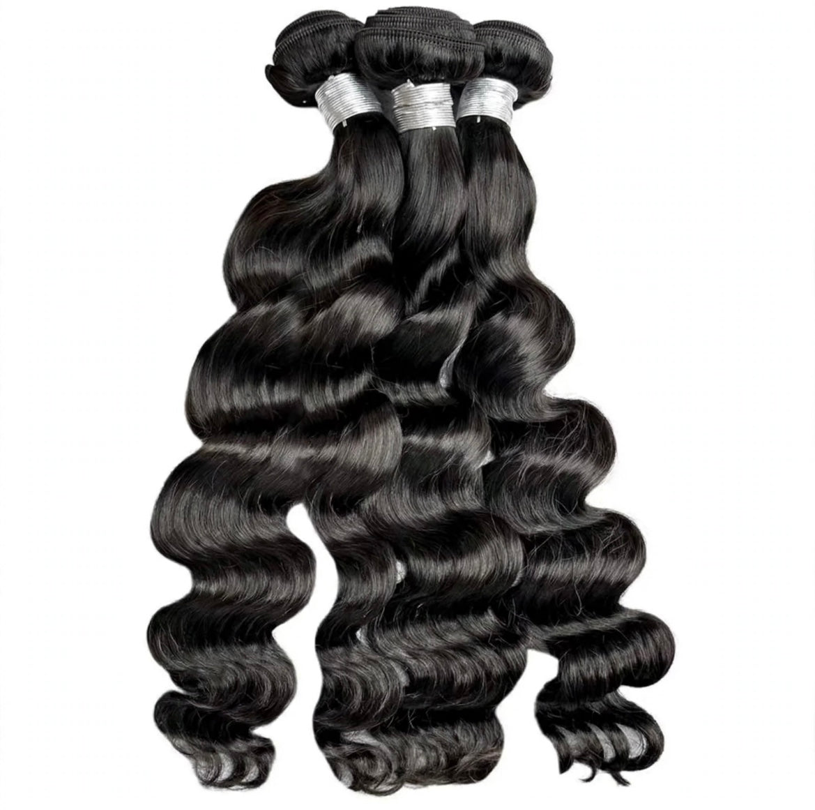Loose Wave 18 Polegadas - 3 Bundles - Ondas Largas - 100% Humano
