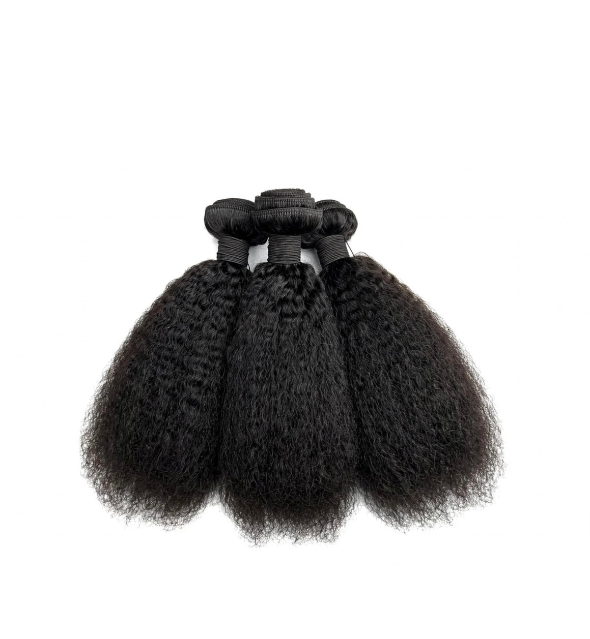Kinky Straight 18 Polegadas - 3 Bundles - 100% Humano
